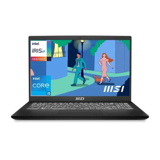 MSI Laptop Modern 15 B12MO 1007IN 15.6 inch Classic Black