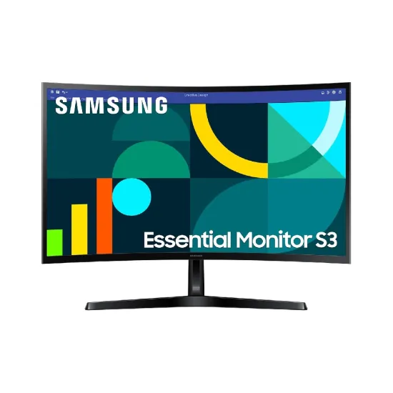 Samsung LED Monitor 27 Inch Curved LS27D368GAWXXL VA Panel With HDMI | DSUB