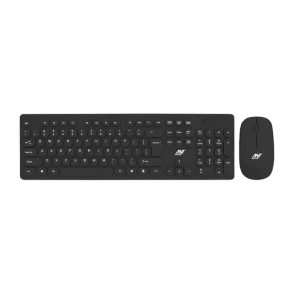 Ant Value Wireless Keyboard Mouse Combo Black FKBRI05