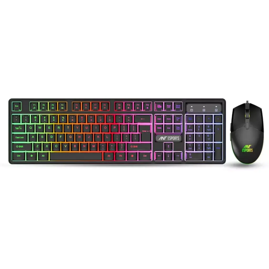 Ant Esports USB Gaming Keyboard Mouse Combo KM1650 RGB