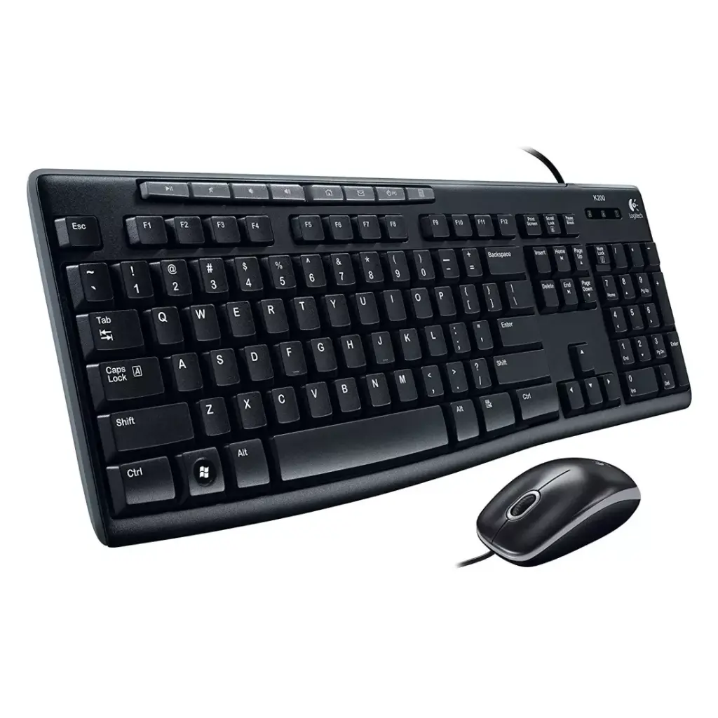 Logitech USB Keyboard Mouse Combo MK200