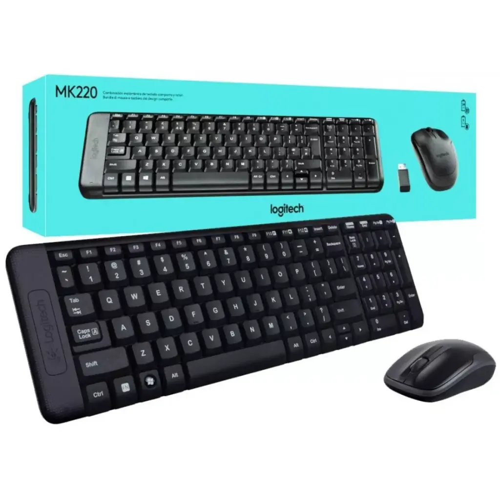 Logitech Wireless Keyboard Mouse Combo MK220