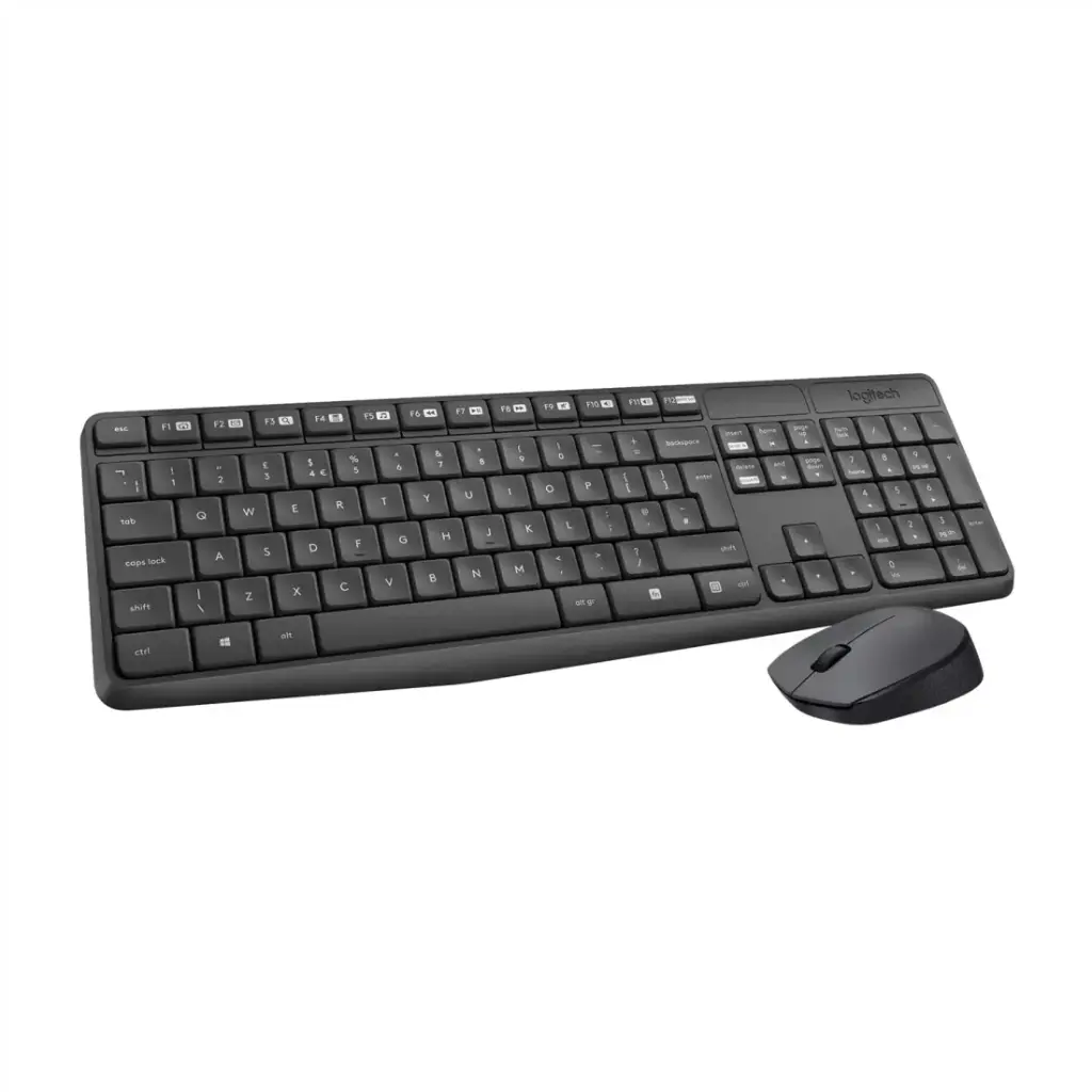 Logitech Wireless Keyboard Mouse Combo MK235
