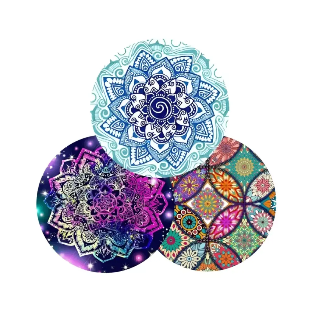 Mouse Pad 8 Inch Mandala G7 Round