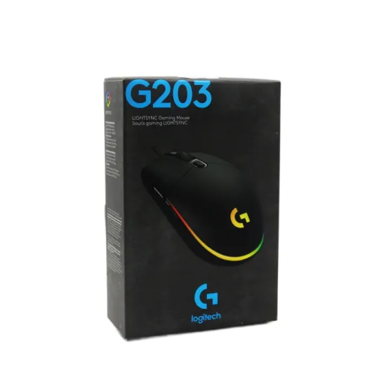 Logitech USB Mouse Gaming RGB G203 LIGHTSYNC 6 Button