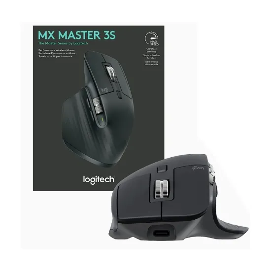 Logitech Wireless Gaming Mouse MX MASTER 3S Black