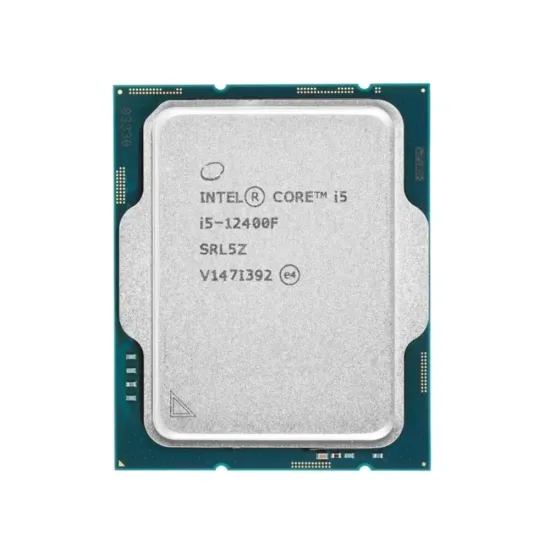 Intel CPU Tray 12th Gen i5 12400F 4.40 GHz (1 Year From Intel Service Center)