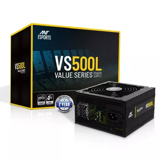 Ant Esports Desktop Power Supply 500w Value Series (VS500L)