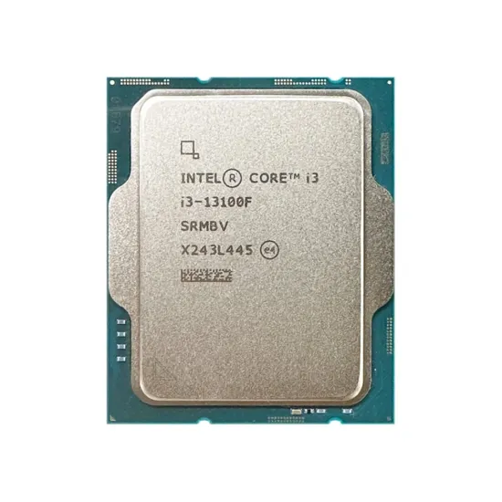 Intel CPU Tray 13th Gen i3 13100F 3.6GHz (Graphic Card Requrie) (3 Year From Intel Service Center)