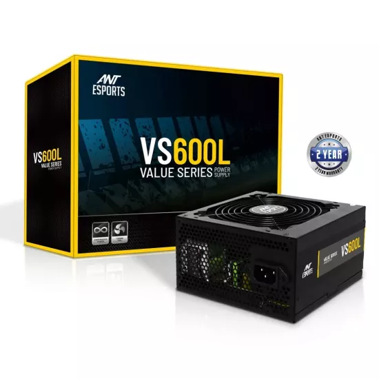 Ant Esports Desktop Power Supply 600w Value Series VS600L