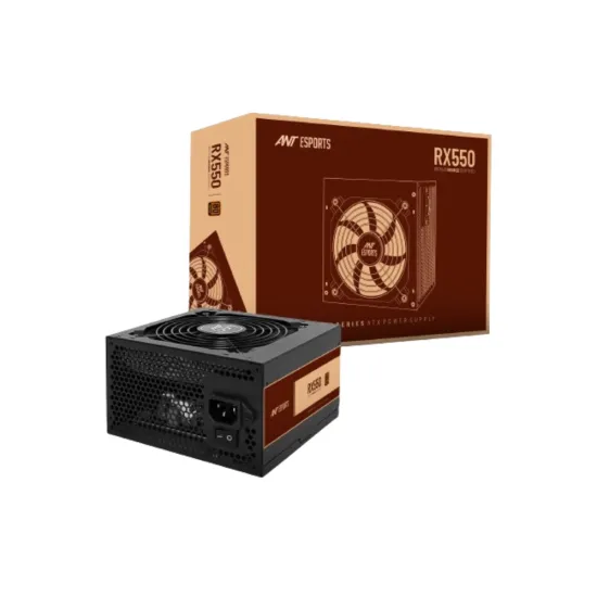 Ant Esports RX550 550w 80 Plus Bronze Gaming Power Supply Black