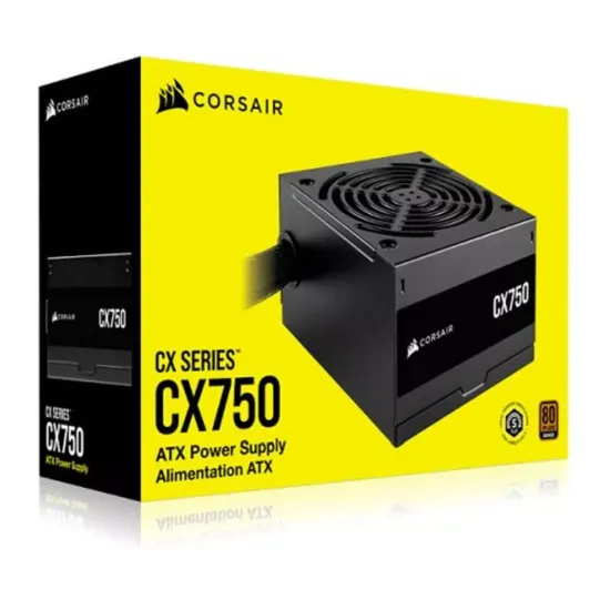 Corsair CX Series CX750 750w 80 PLUS Bronze Desktop Power Supply