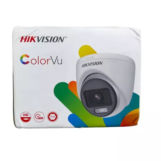 Hikvision 5MP ColorVu HD 3K Dome Camera 3.6mm With Audio (DS-2CE70KF0T-PFS)