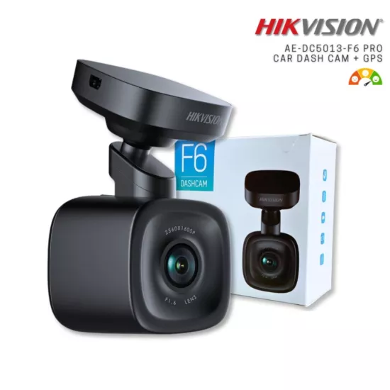 Hikvision AE DC5013 F6 Pro Dash Camera For Four Wheeler Veichles With GPS | Full HD 2K 1600P | ADAS | WiFi | MIC | Night Vision | G-Sensor | UP To 256GB | AE DC5013 F6 PR