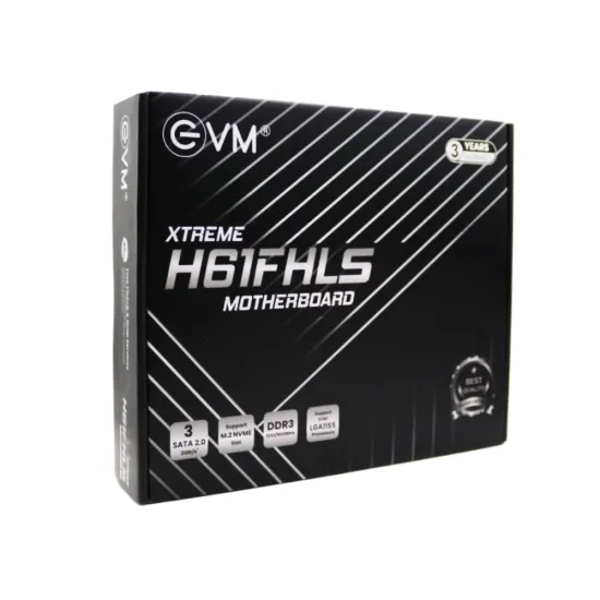 EVM H61FHLS DDR3 Motherboard For Intel 2nd | 3rd Gen With NVMe Slot