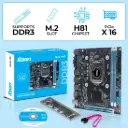 Foxin H81 DDR3 Motherboard For Intel 4th Generation with NVME
