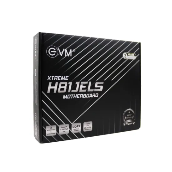 EVM H81JELS DDR3 Motherboard For 4th Gen With NVMe Slot
