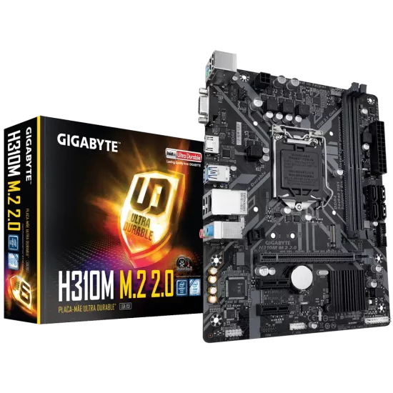 Gigabyte H310M M.2 2.0 DDR4 Motherboard For Intel 8th | 9th Gen