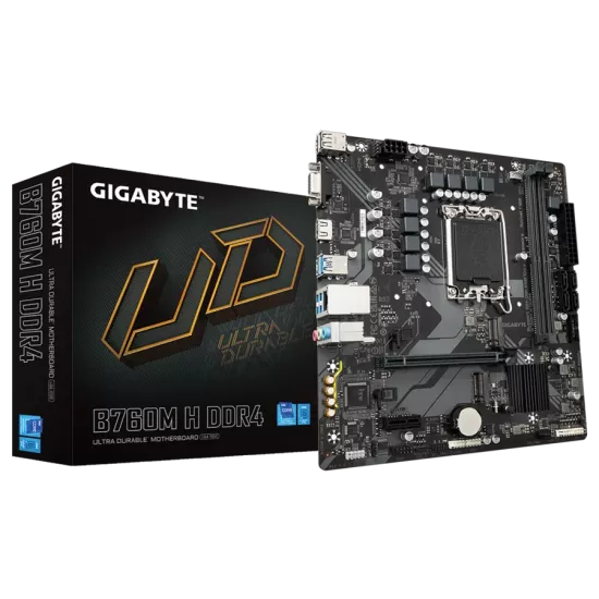 Gigabyte B760M H DDR4 Motherboard For Intel 12th | 13th | 14th Gen