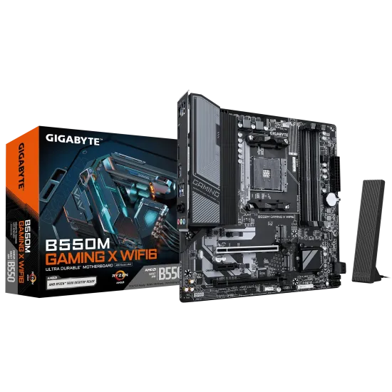Gigabyte Motherboard B550M Gaming X WIFI6 DDR4 For AMD