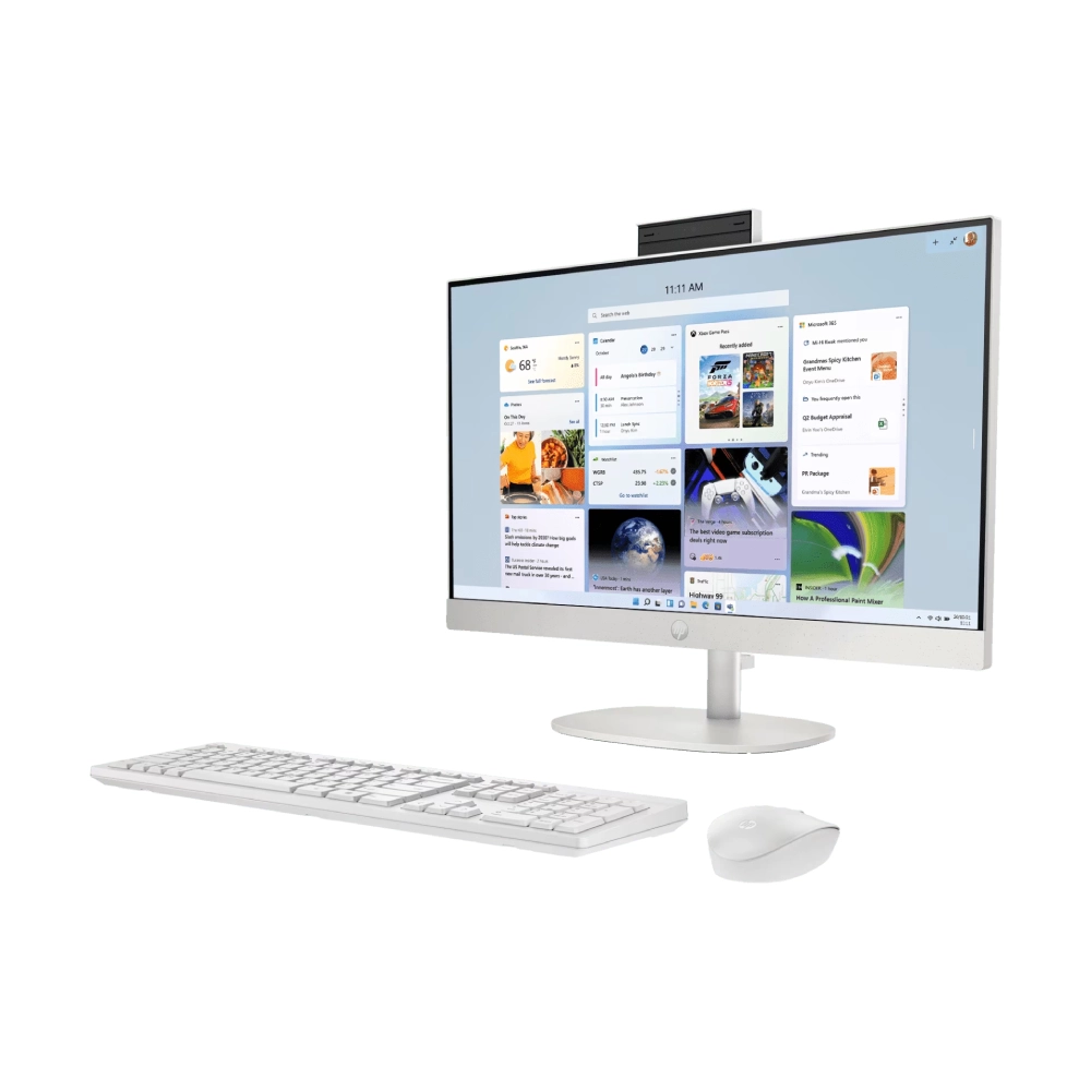 HP All-in-One Desktop Intel i5 13th Gen | 8GB | 512GB SSD | 24 Inch LED | Win 11 (HP AiO 24-cr0477in)